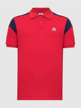 Moncler Shoulder Contrast Polo T-Shirt men’s L